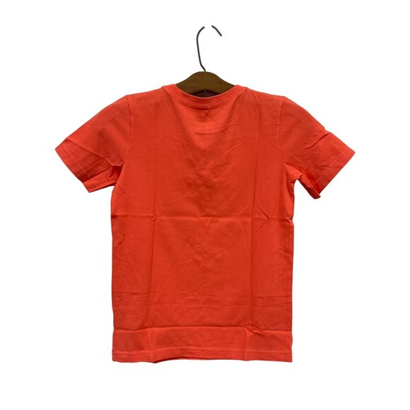 Life Is Good Groovy Wildflowers Crusher Tee Kid M Mango Orange Cotton TShirt NEW - Picture 2 of 7
